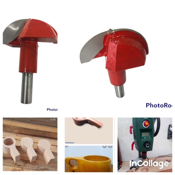 Ahşap Kuksa Oyma Freze Bıçağı 70 mm - Görsel 3
